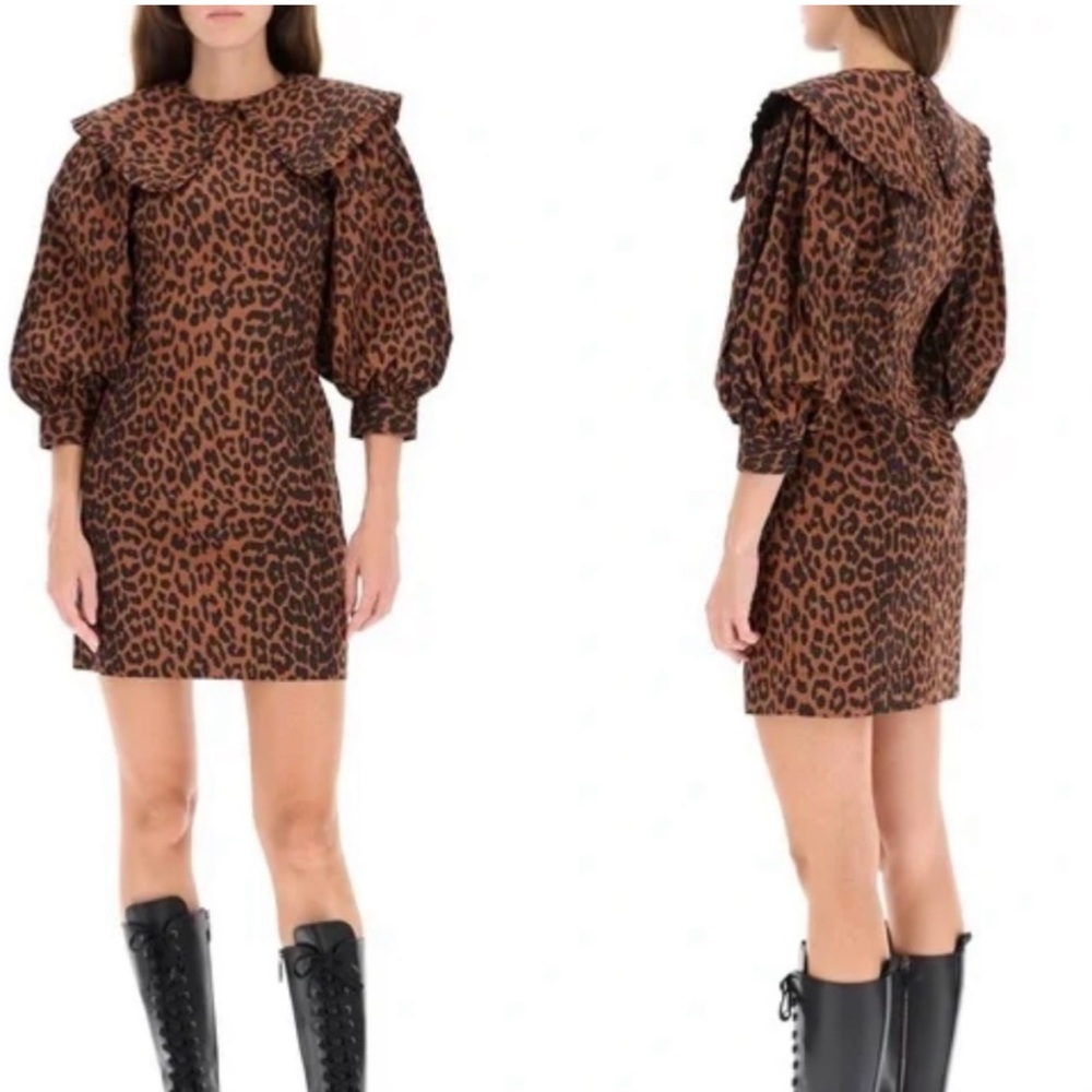 Ganni leopard dress - Picture 3 of 6